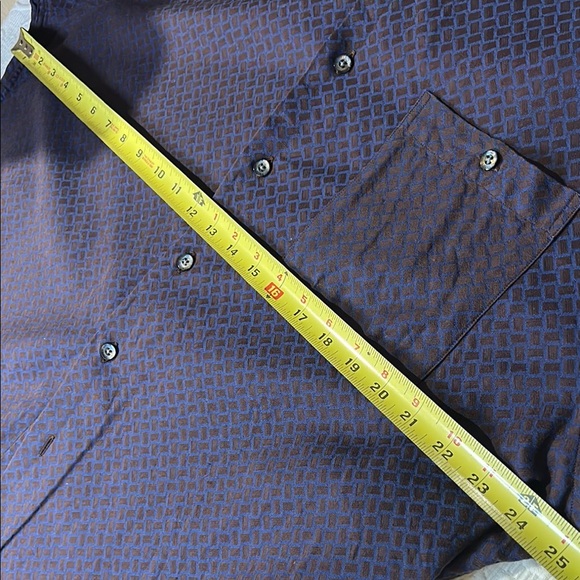 Ike Behar Blue Casual Button Down Shirt - Picture 11 of 11